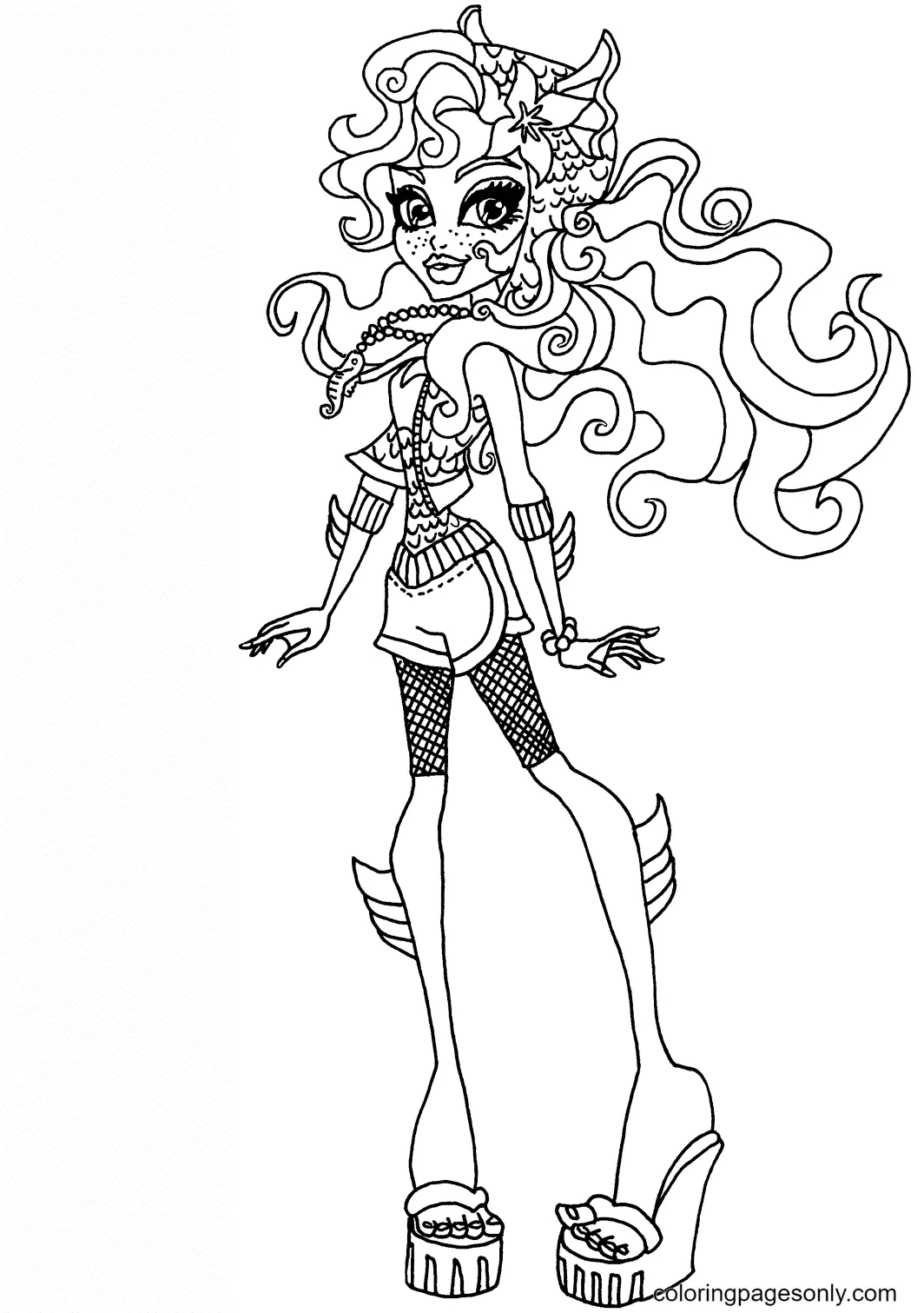 Monster High Coloring Pages 47