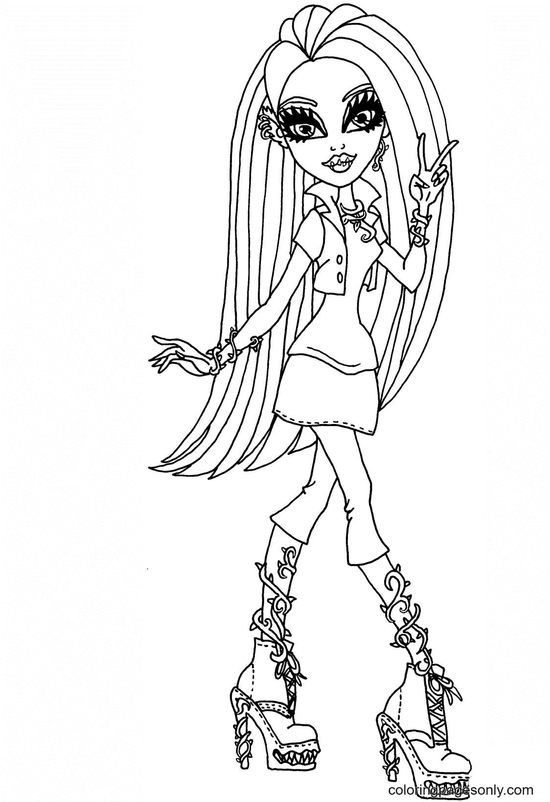 Monster High Coloring Pages 5