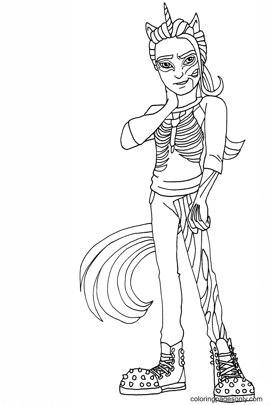 Desenhos de Monster High Para Colorir 50