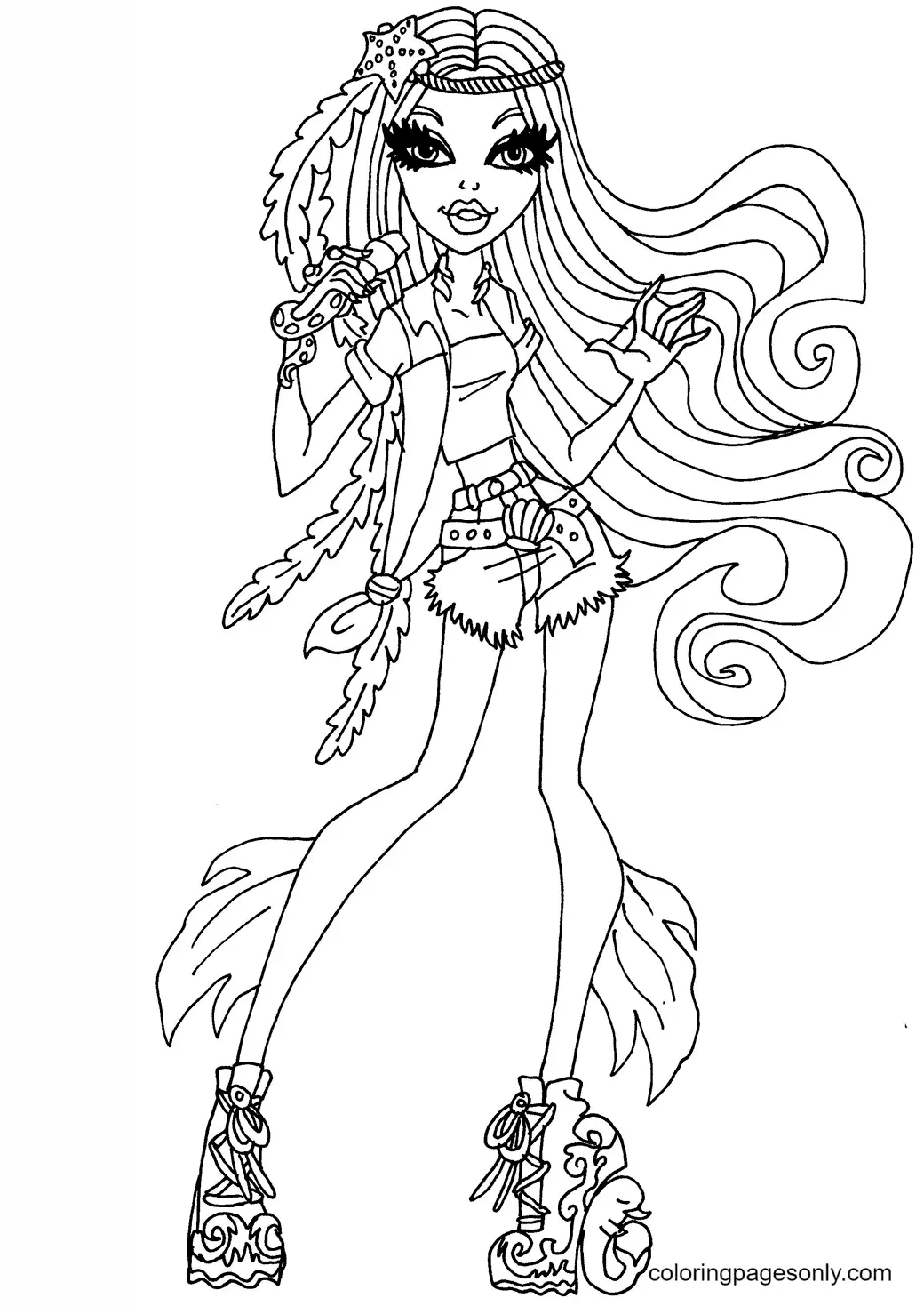 Monster High Coloring Pages 51