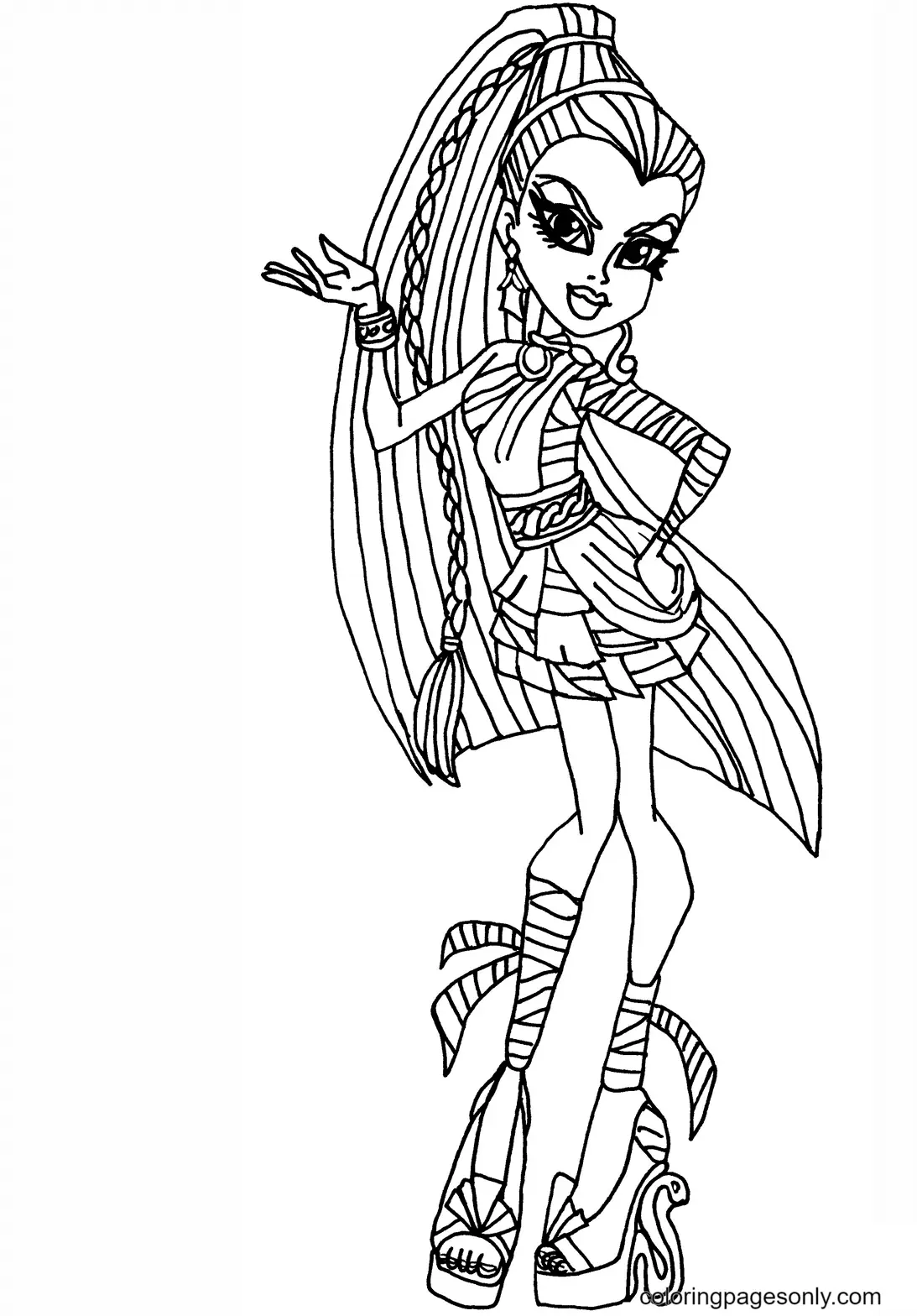 Monster High Coloring Pages 52