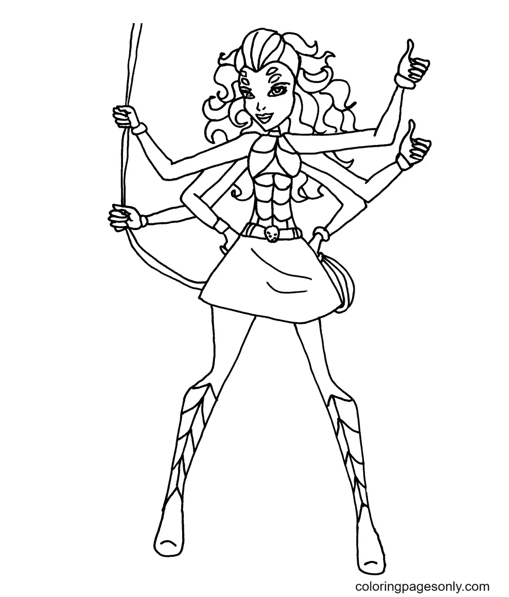 Monster High Coloring Pages 54
