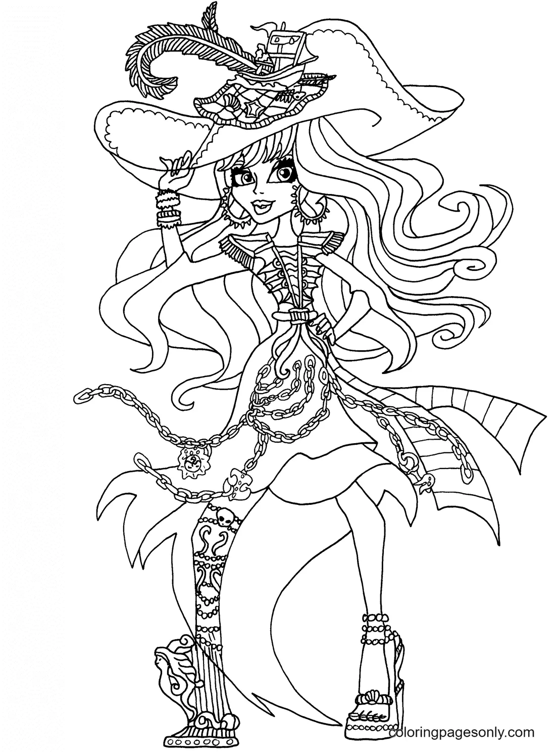Monster High Coloring Pages 56