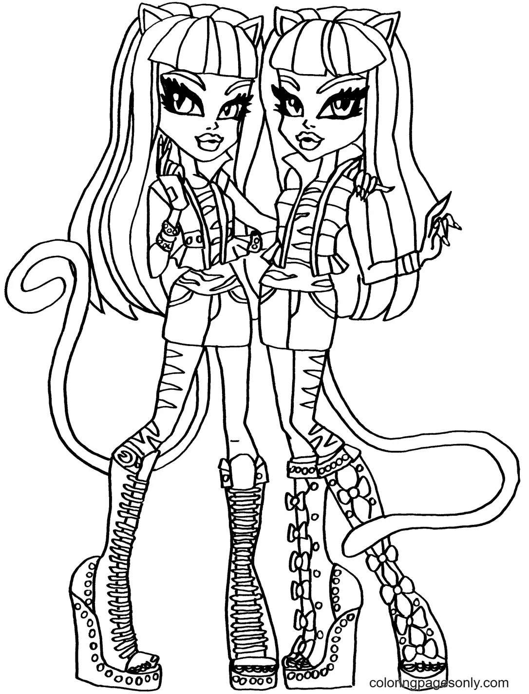 Monster High Coloring Pages 57