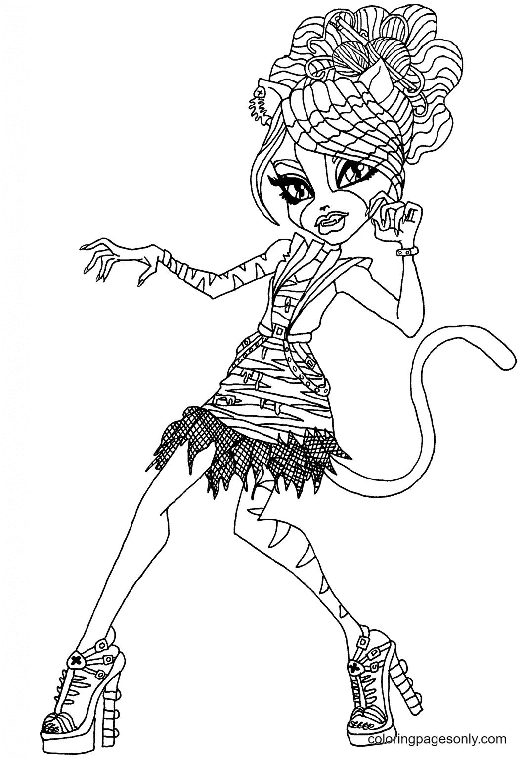 Monster High Coloring Pages 59