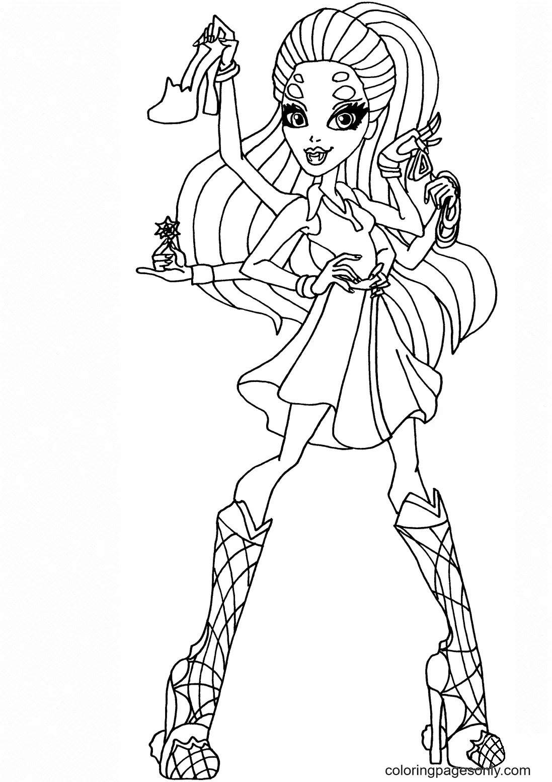 Monster High Coloring Pages 62