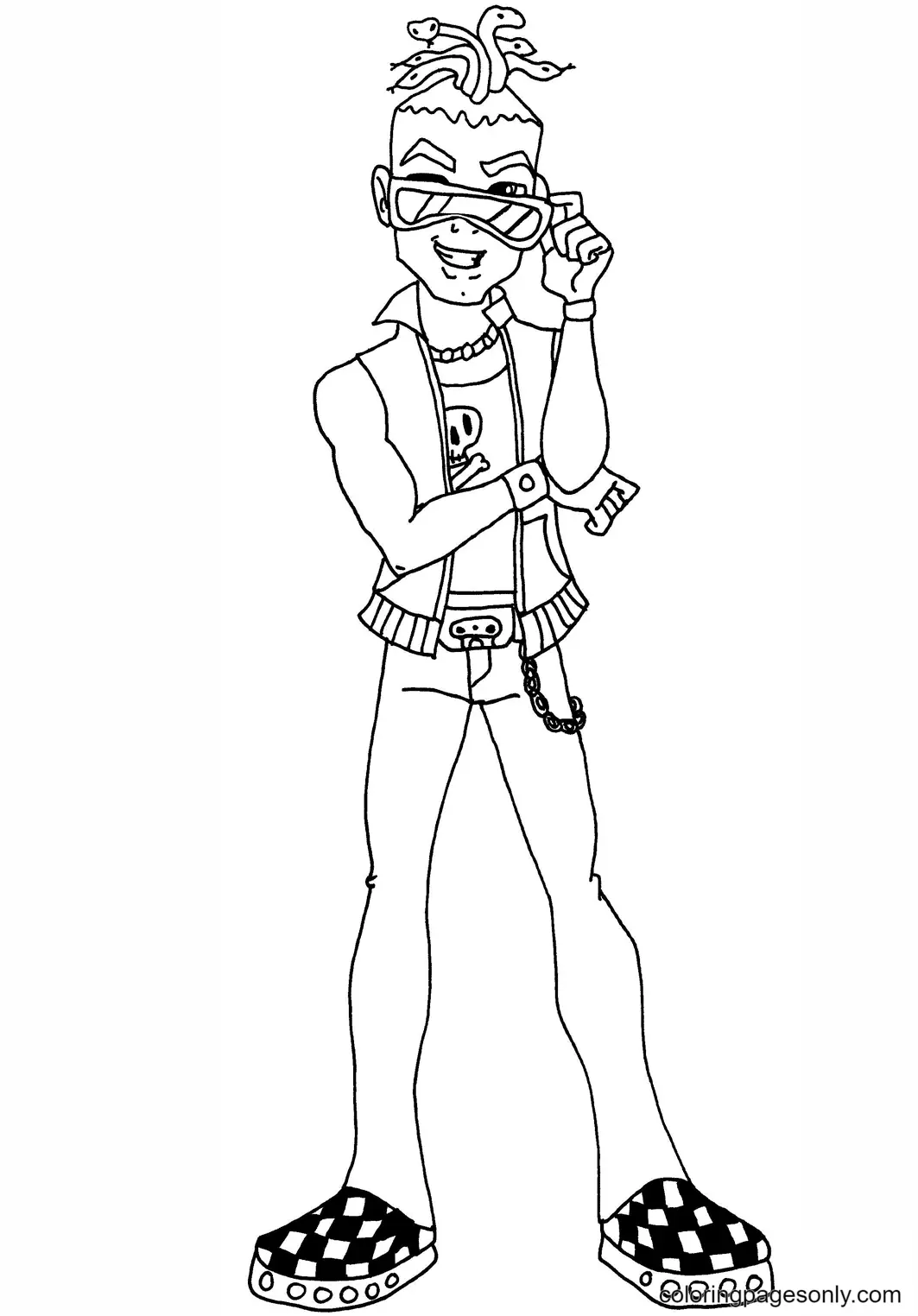 Desenhos de Monster High Para Colorir 63