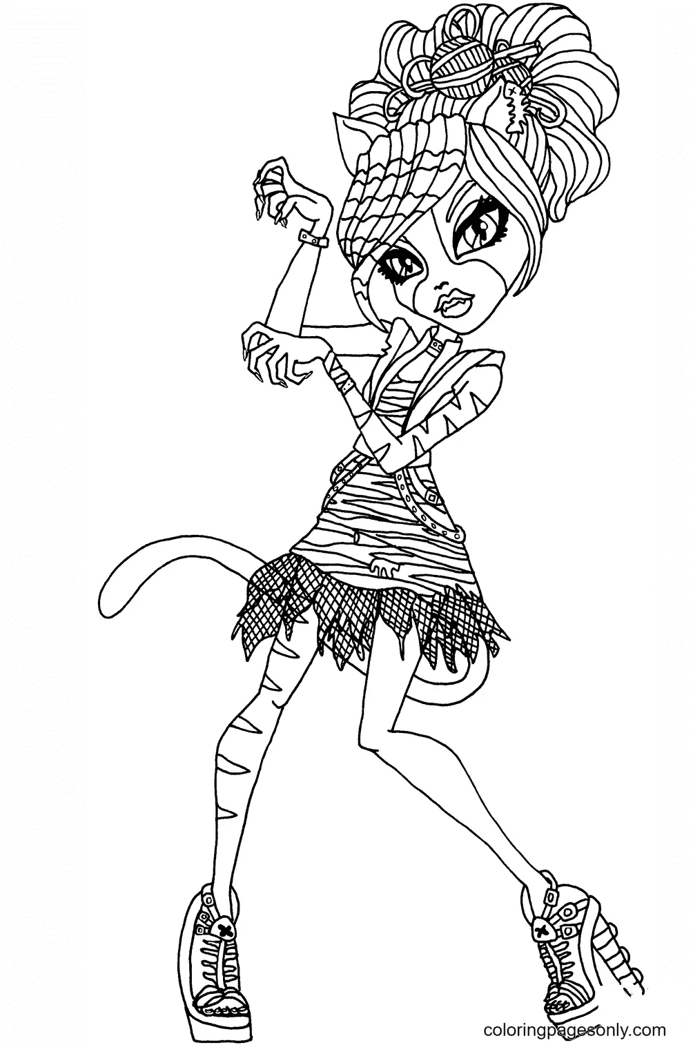 Monster High Coloring Pages 64