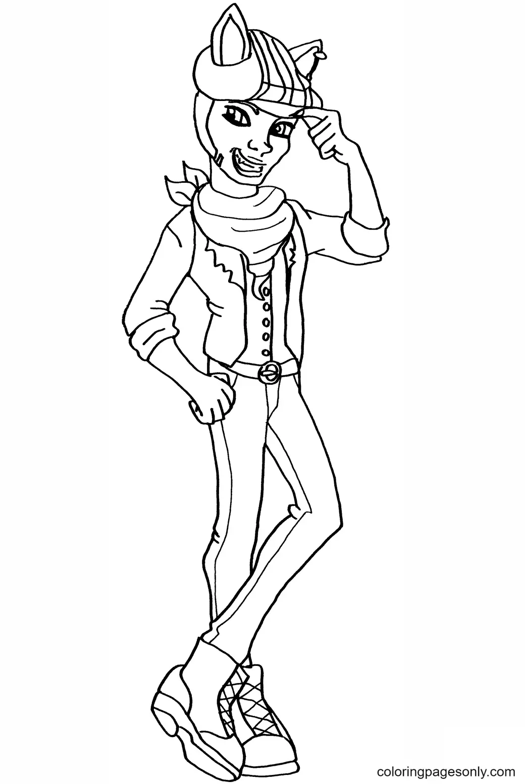 Monster High Coloring Pages 65