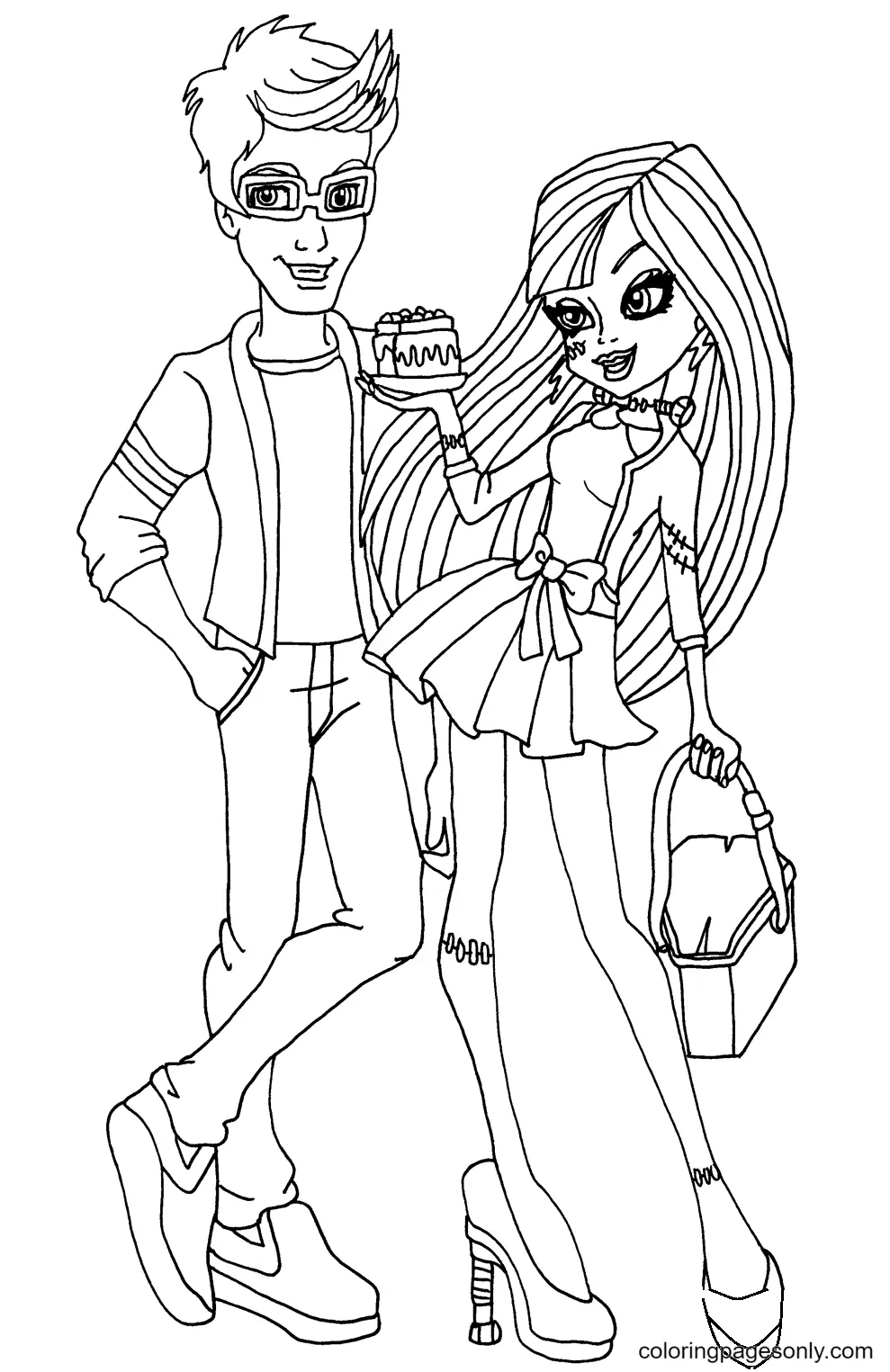Monster High Coloring Pages 68