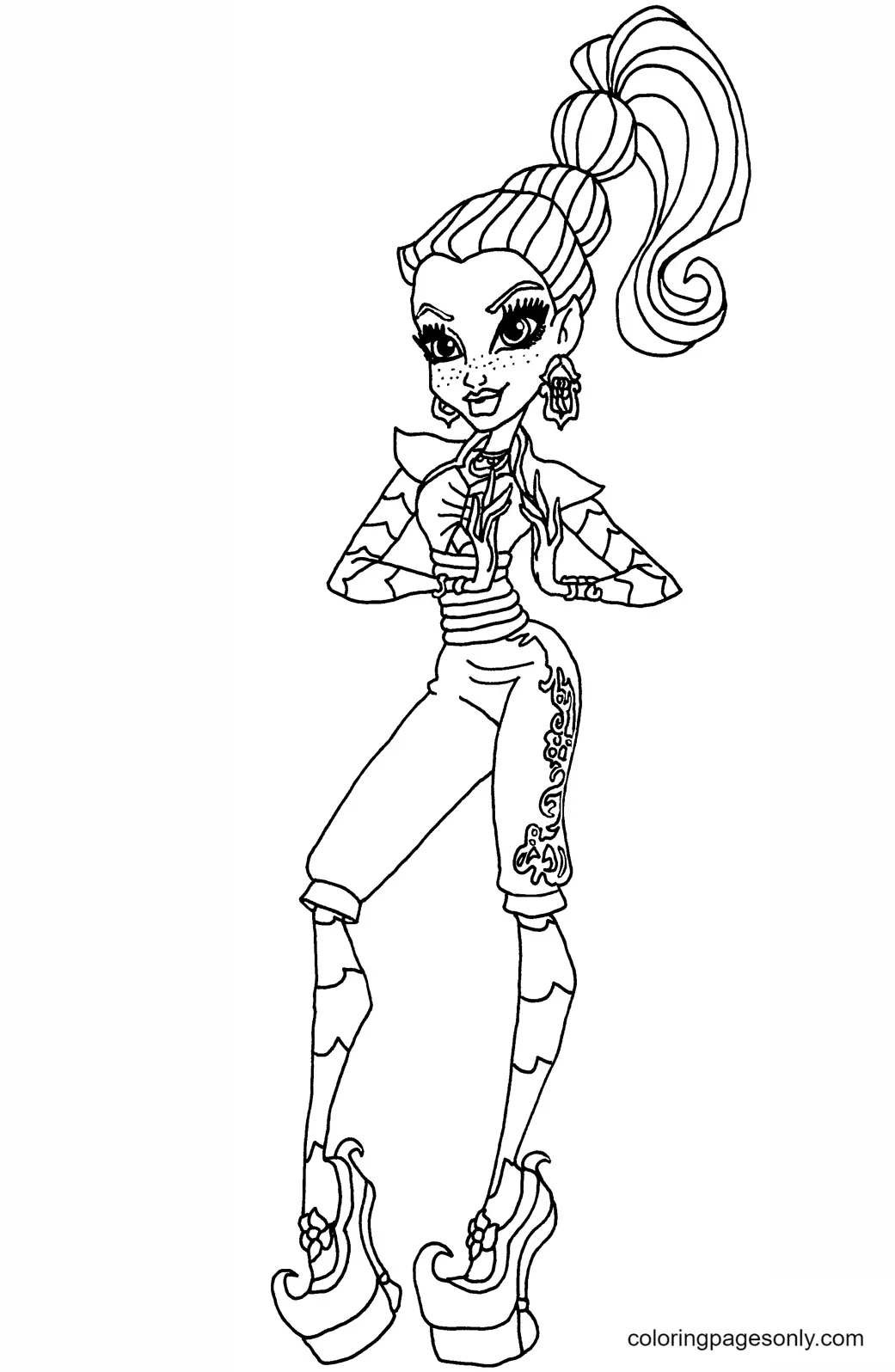 Monster High Coloring Pages 69