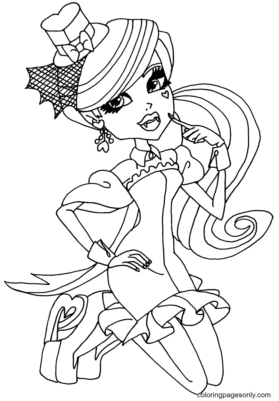 Monster High Coloring Pages 7
