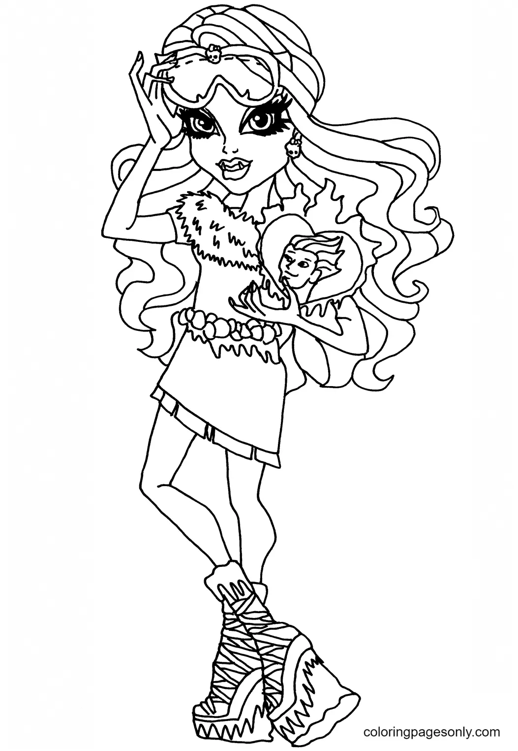 Monster High Para Colorear 72