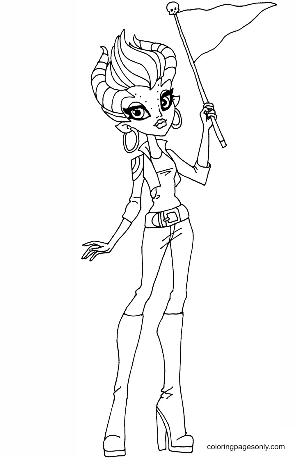 Monster High Coloring Pages 76
