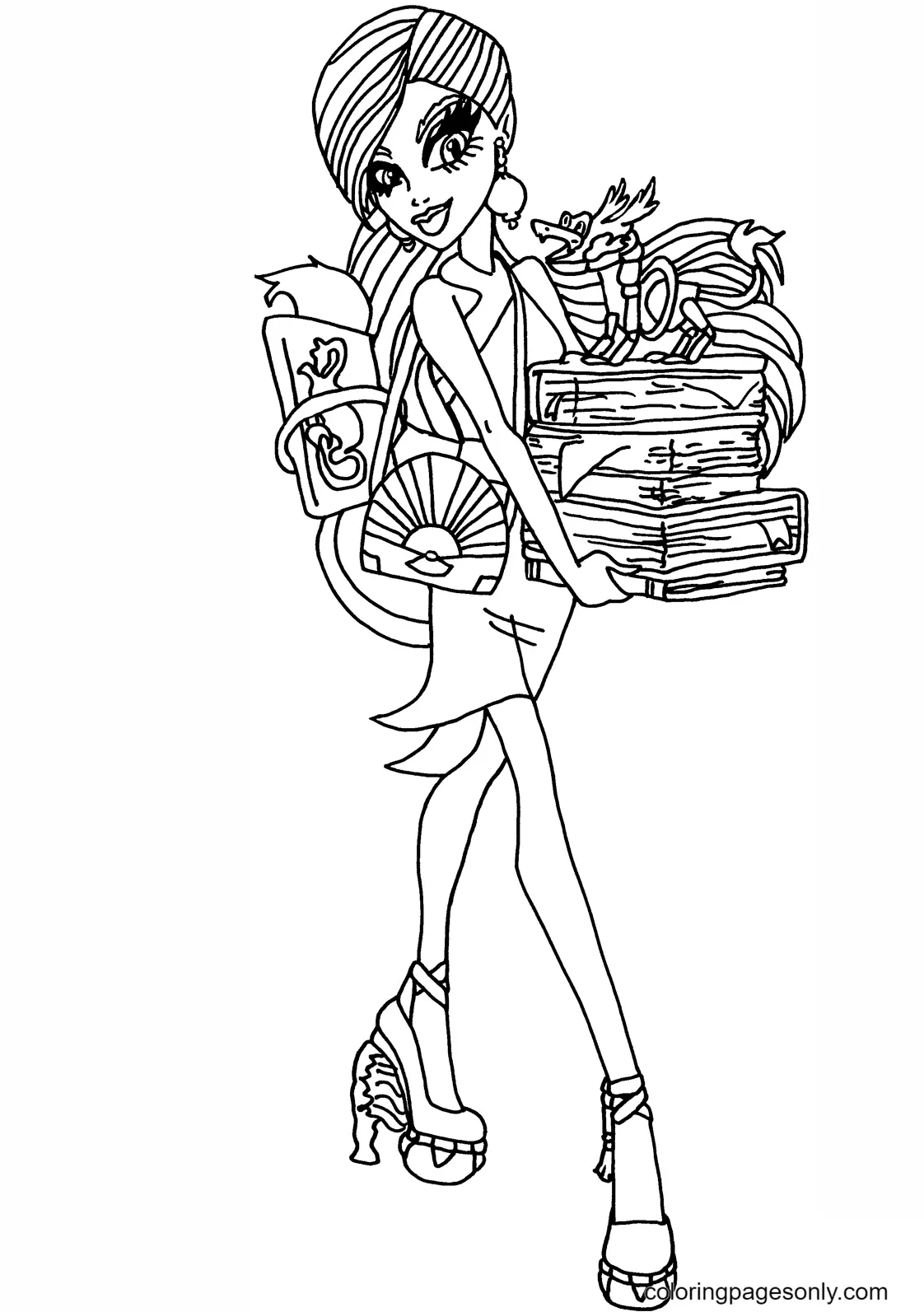 Monster High Coloring Pages 77