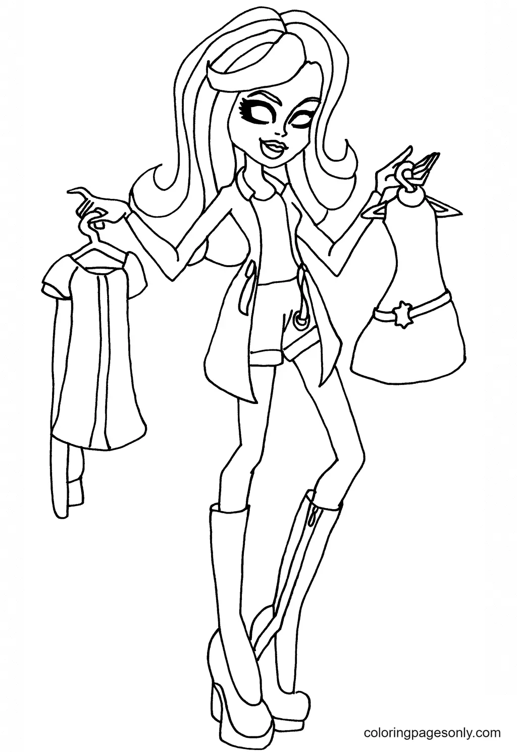 Monster High Coloring Pages 78