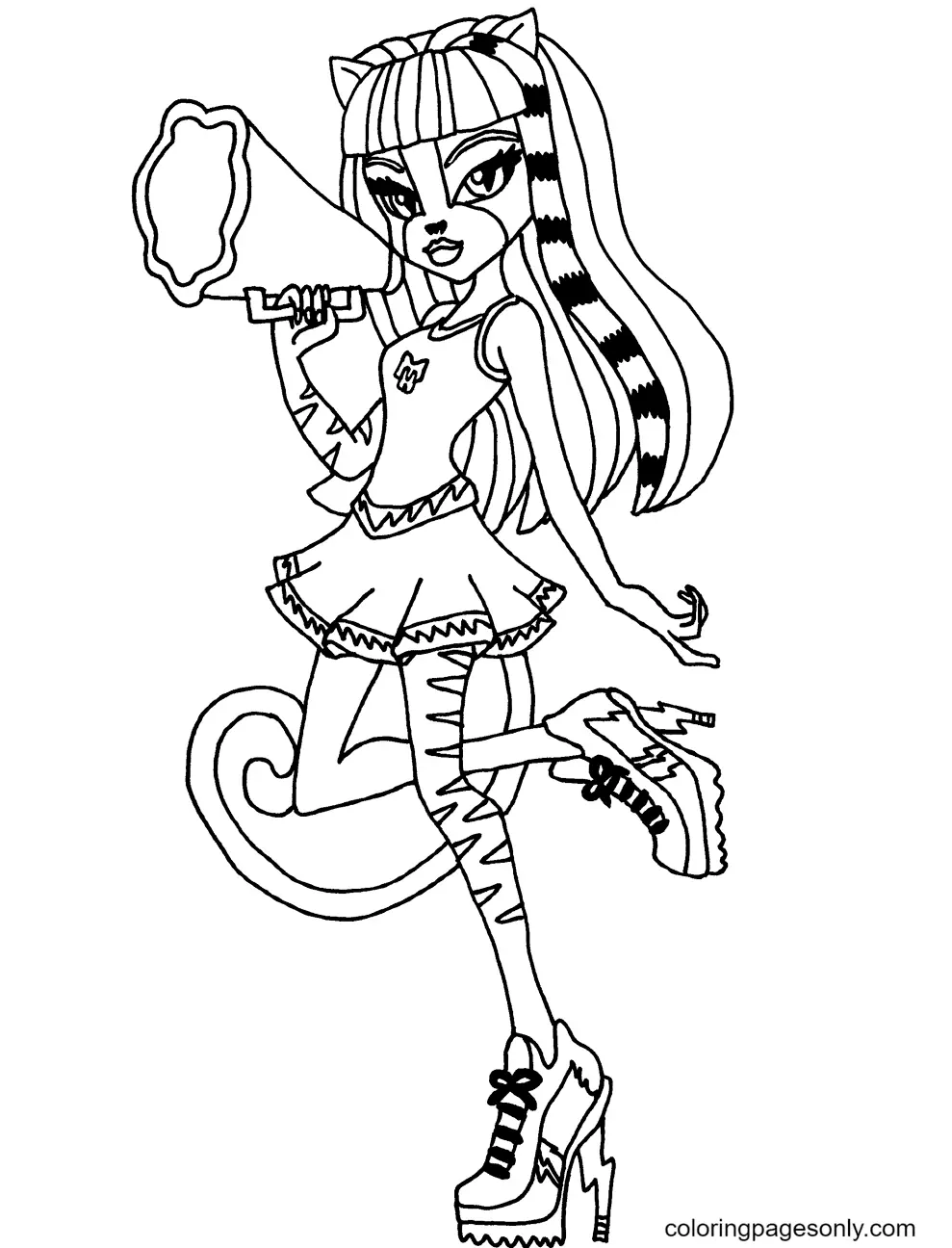 Monster High Coloring Pages 79