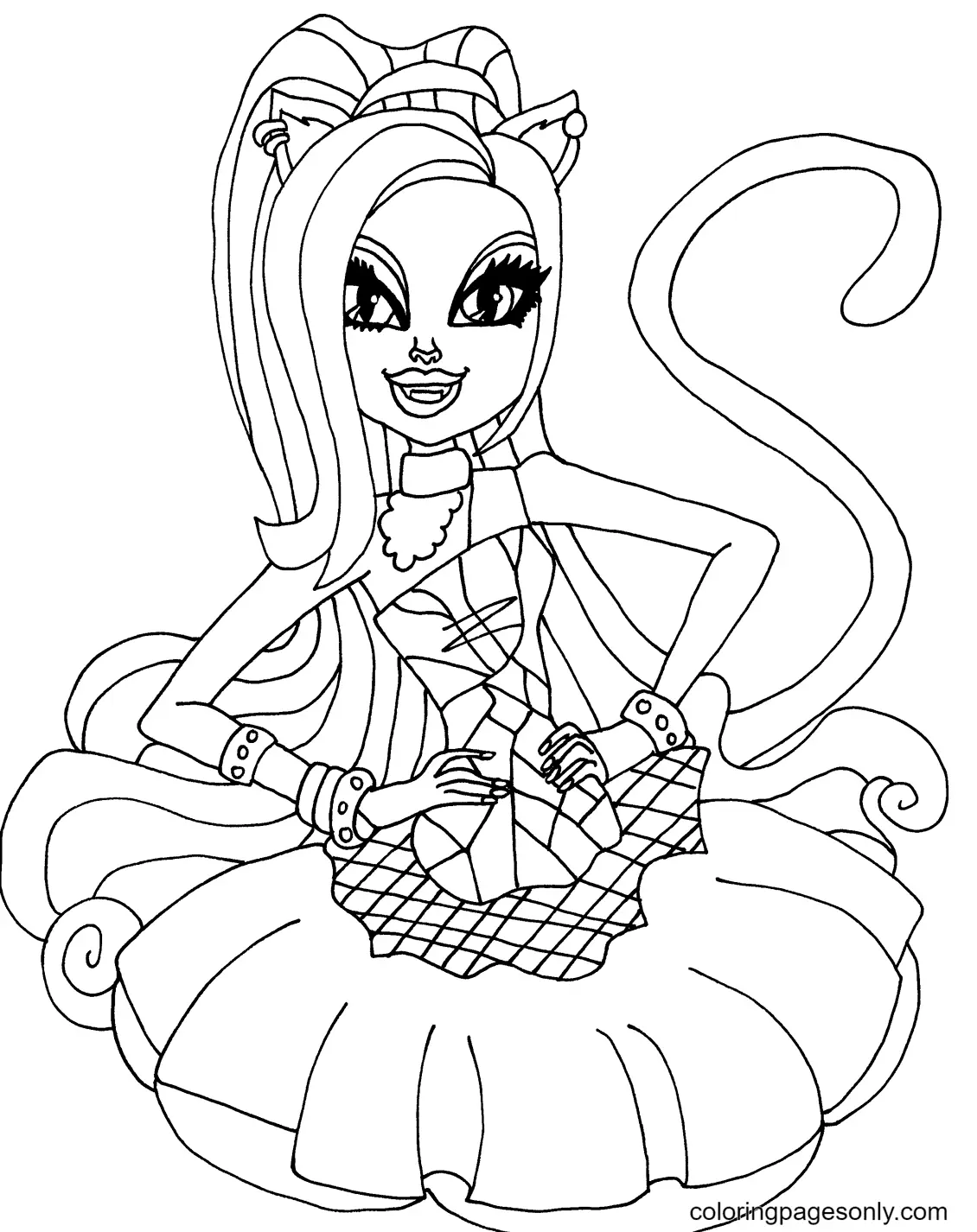 Monster High Coloring Pages 8