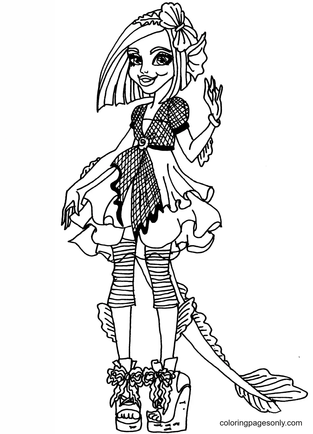 Monster High Coloring Pages 81