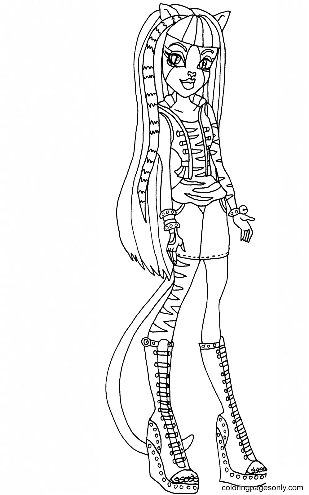 Monster High Coloring Pages 83
