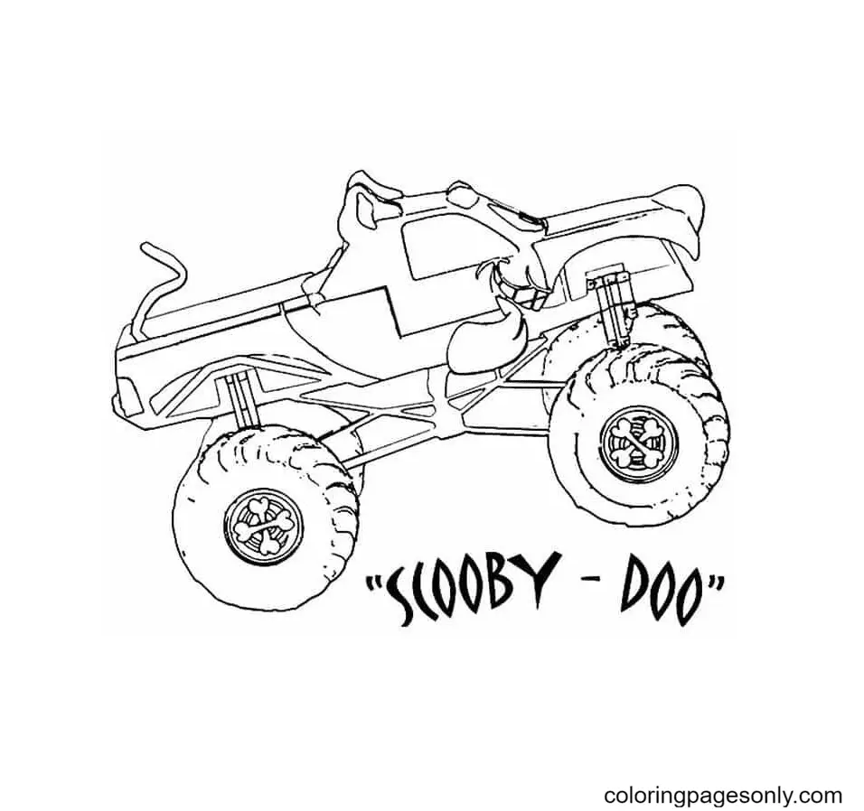 Monster Truck Coloring Pages 113