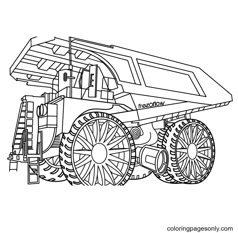 Desenhos de Monster Truck Para Colorir 118