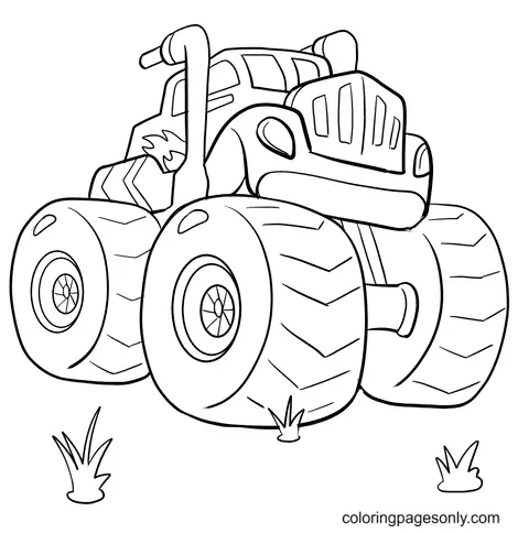 Desenhos de Monster Truck Para Colorir 150