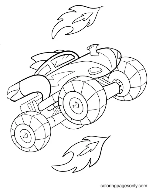 Monster Truck Coloring Pages 159