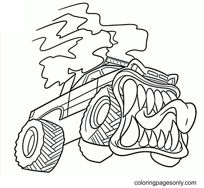 Monster Truck Para Colorear 160