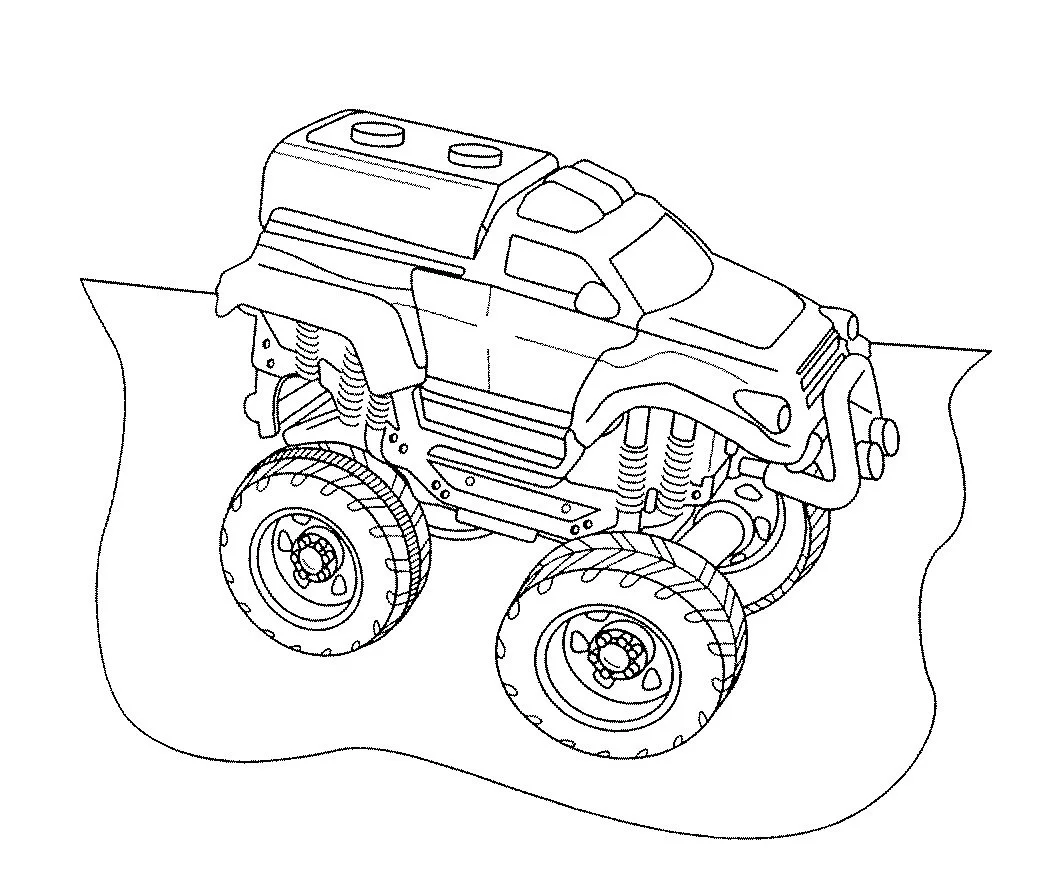 Monster Truck Coloring Pages 84
