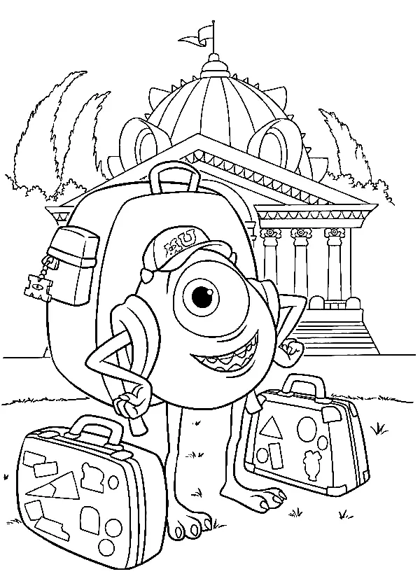 Monsters Inc Coloring Pages 16
