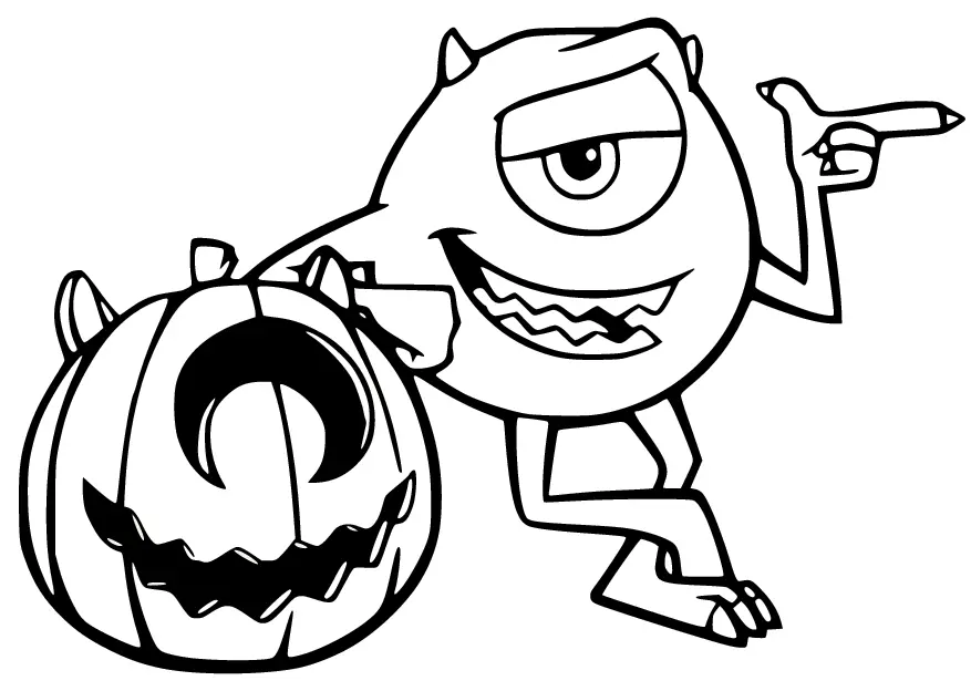 Monsters Inc Coloring Pages 19