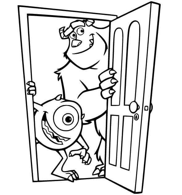 Monsters Inc Coloring Pages 23