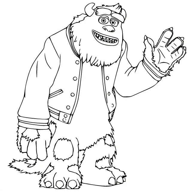 Monsters Inc Coloring Pages 24