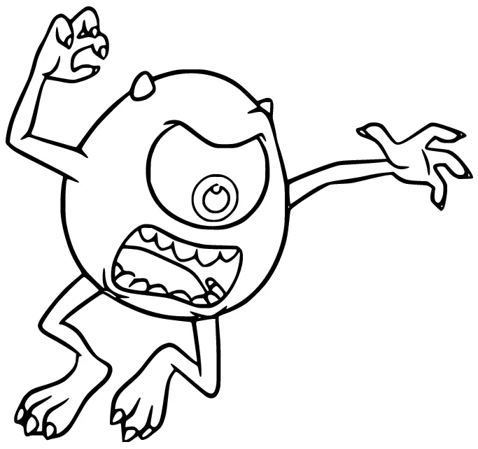 Monsters Inc Coloring Pages 28