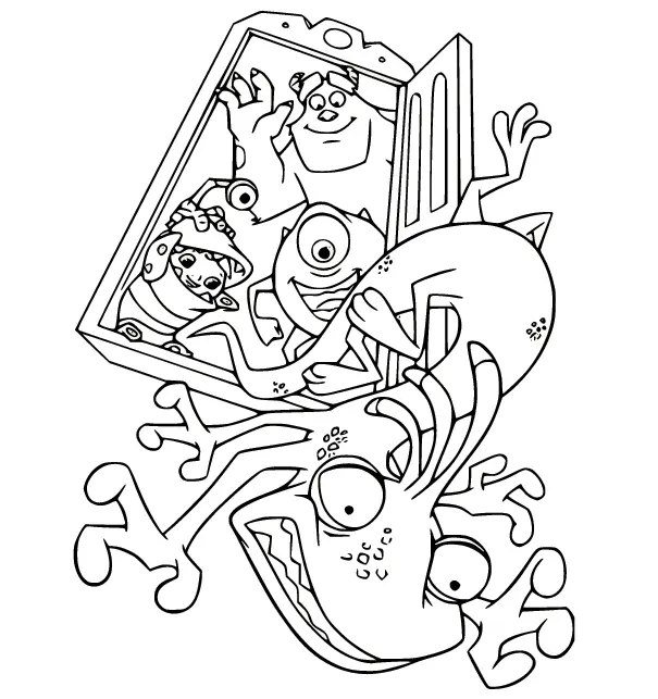 Monsters Inc Coloring Pages 29