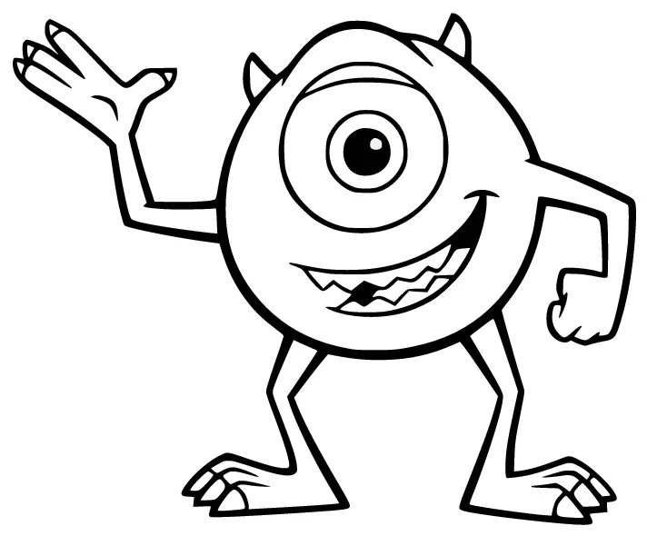 Monsters Inc Coloring Pages 3