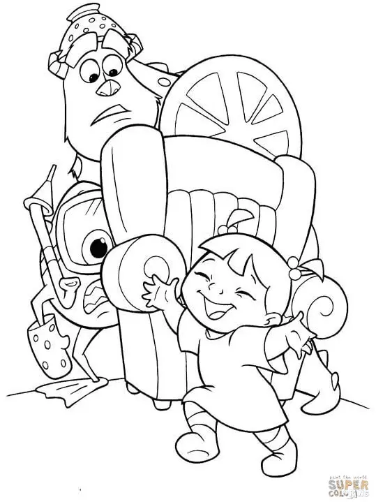 Monsters Inc Coloring Pages 33