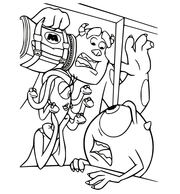 Monsters Inc Coloring Pages 36