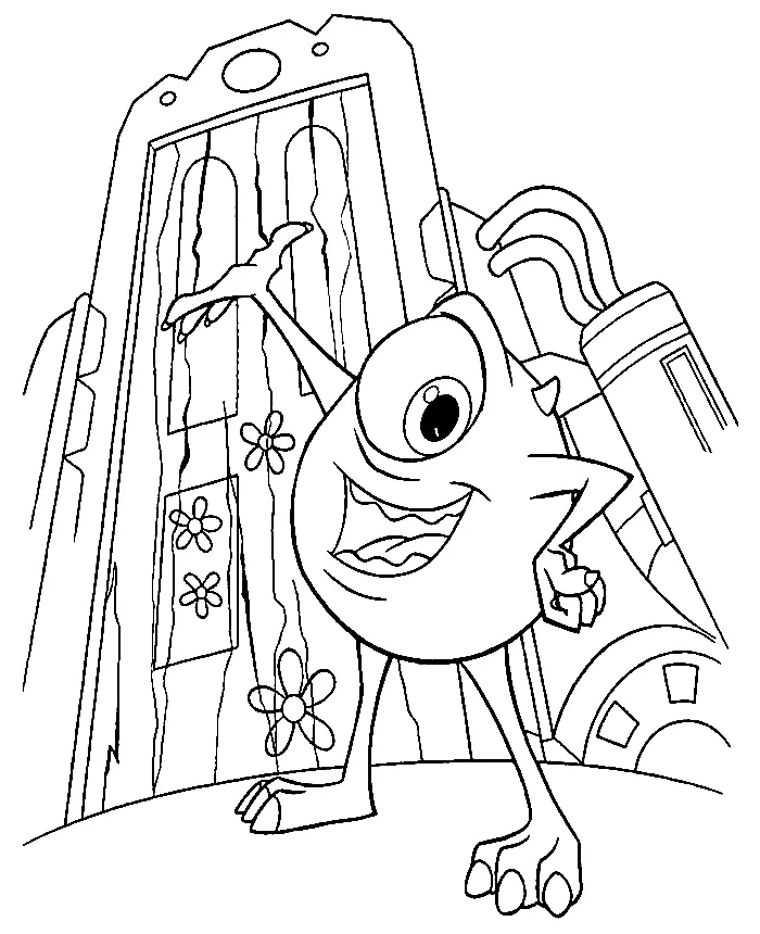 Monsters Inc Coloring Pages 41