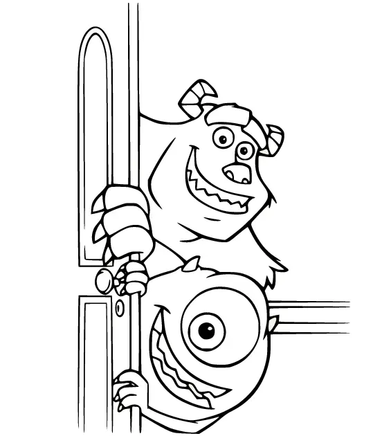 Monsters Inc Coloring Pages 44