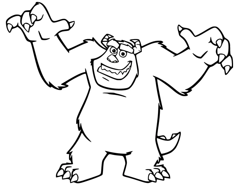 Monsters Inc Coloring Pages 46