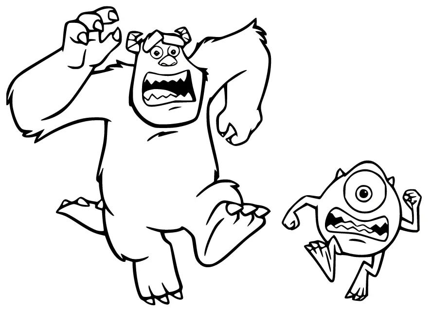 Monsters Inc Coloring Pages 48