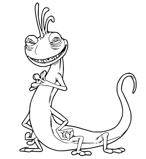 Monsters Inc Coloring Pages 6