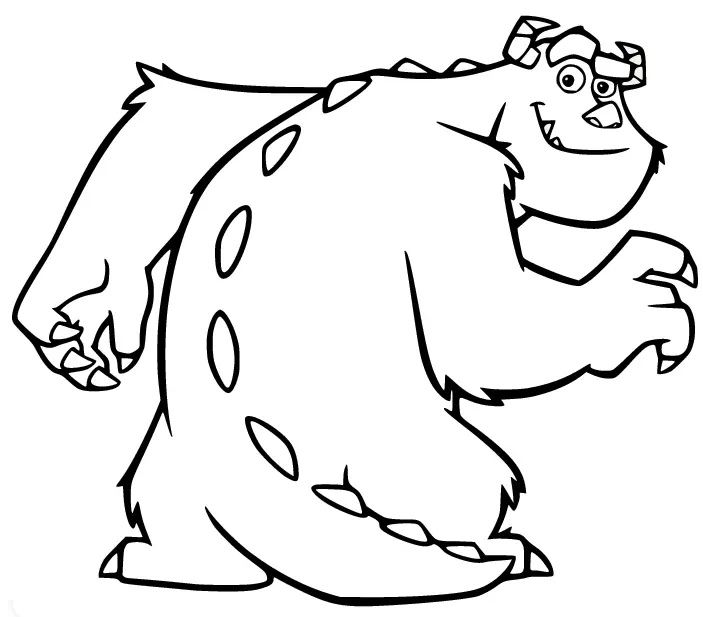 Monsters Inc Coloring Pages 7