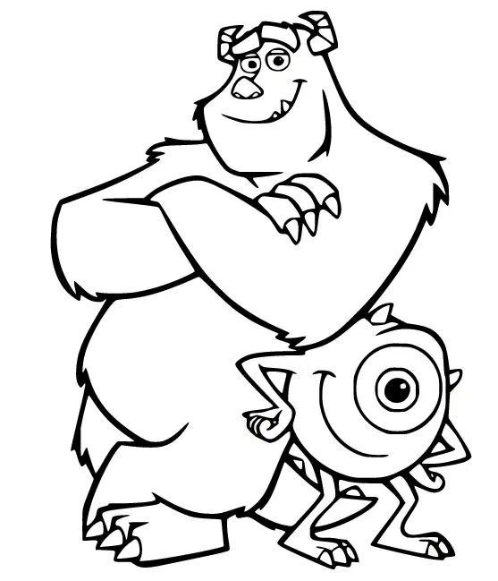 Monsters Inc Coloring Pages 8