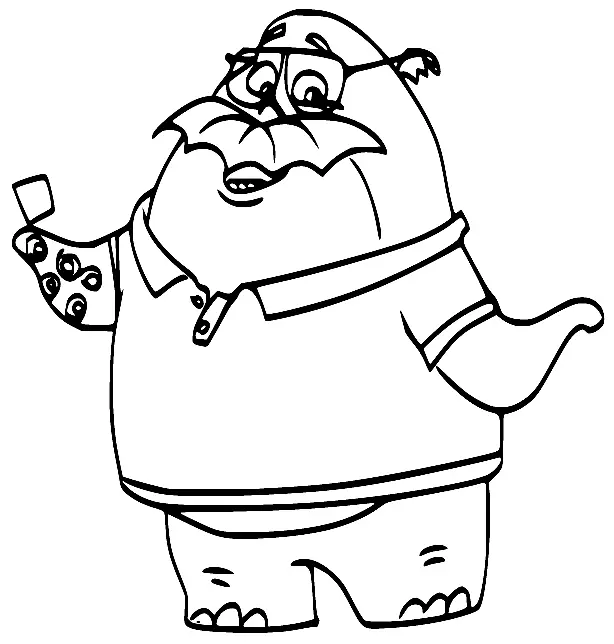 Monsters University Coloring Pages 11