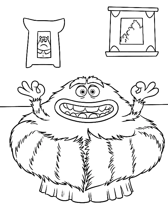 Monsters University Coloring Pages 12
