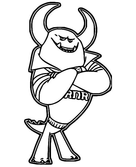 Monsters University Coloring Pages 15