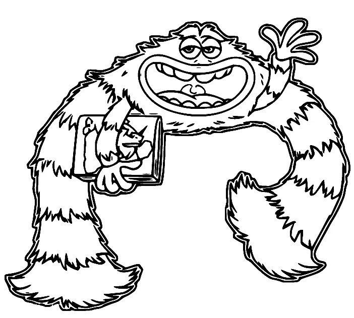 Monsters University Coloring Pages 18